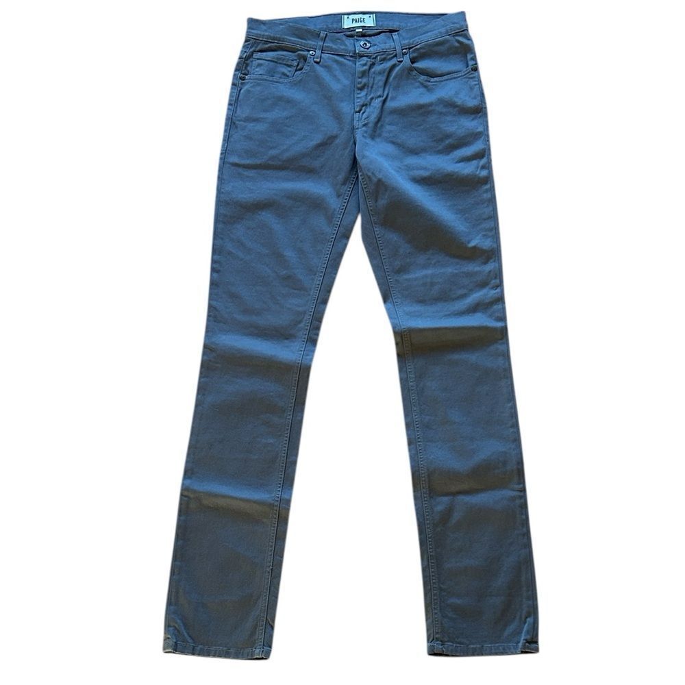 PAIGE Men's Federal Slim Straight Dark Grey Jeans